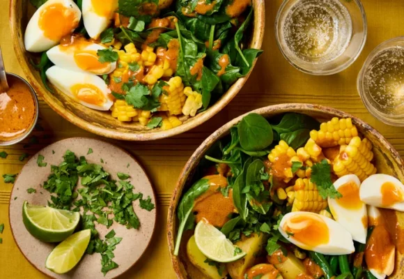 Georgina Hayden’s quick and easy recipe for corn gado gado | Quick and easy