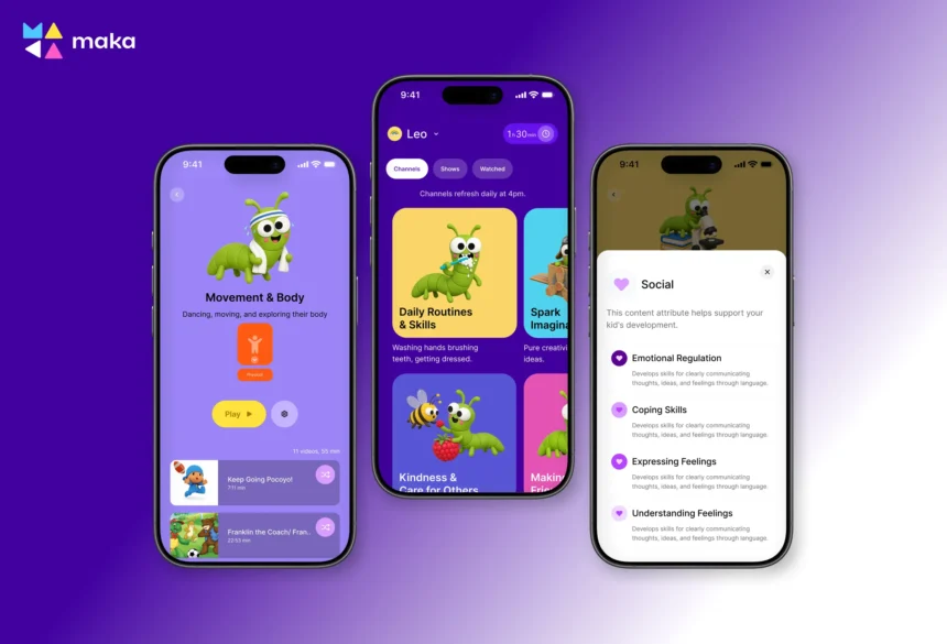 Kids content deeply broken culture mockup gradient channels